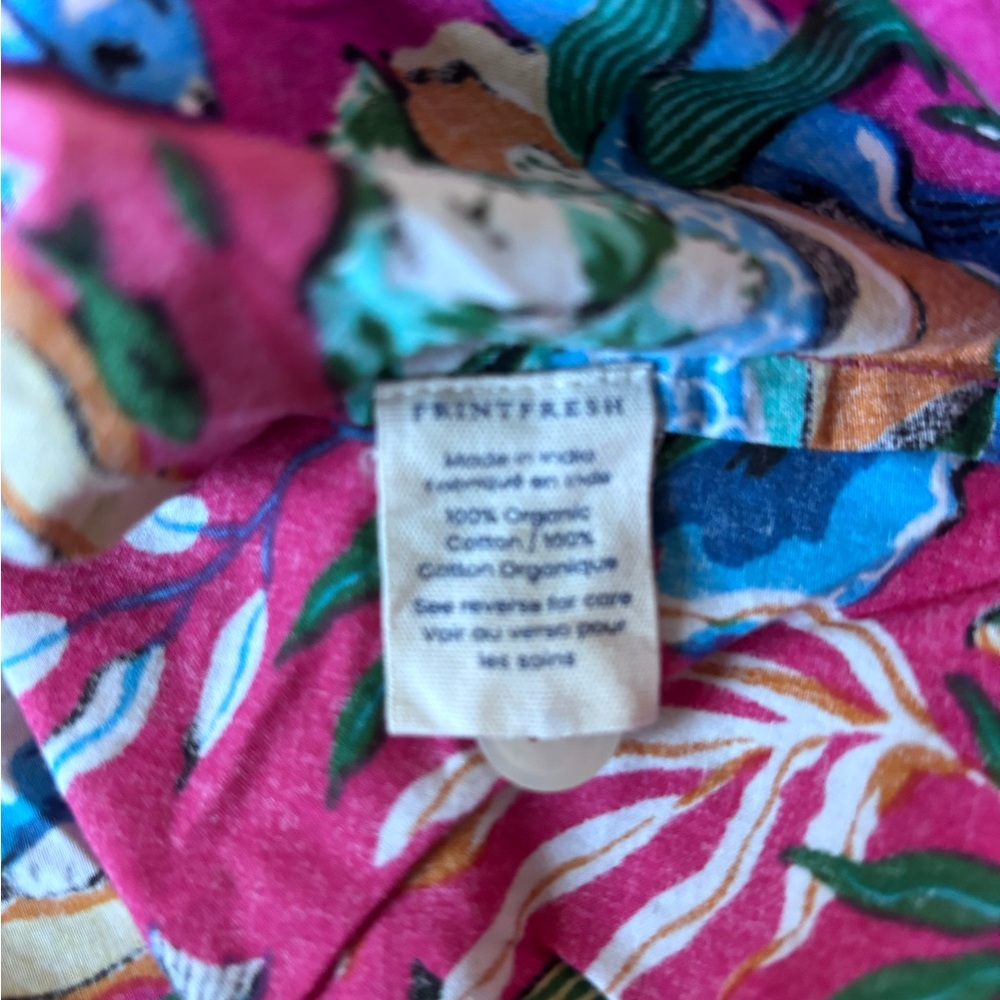 Printfresh Pink and Blue Patterned Pajama Top NWT! (RARE PATTERN) - Picture 5 of 7